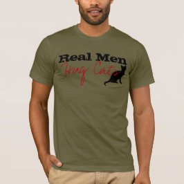 Real Manar Hug Cats Kattunge Kärlek Funny Animal L Tee