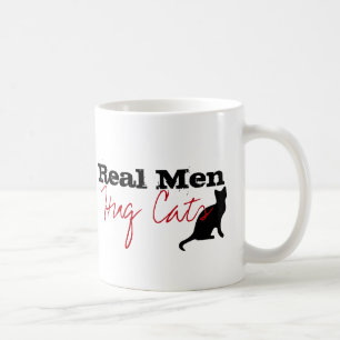 Real Manar Hug Cats Kattunge Kärlek Funny Kaffemugg