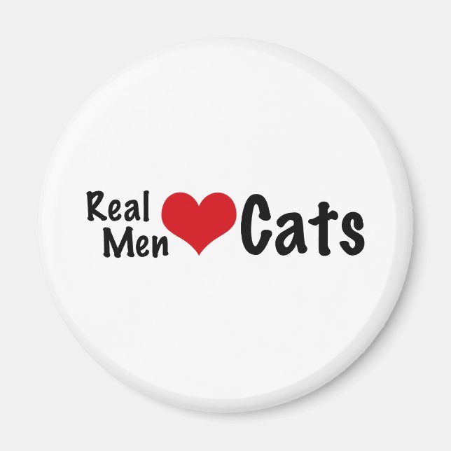 Real Manar Kärlek Cats #2 Magnet (Framsidan)
