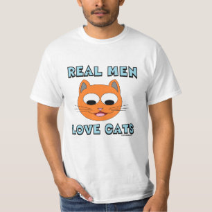 REAL MANAR KÄRLEK CATS Cute Smiling Cat Ansikte T Shirt