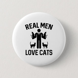 Real Manar Kärlek Cats Knapp