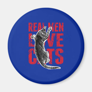 Real Manar Kärlek Cats Magnet