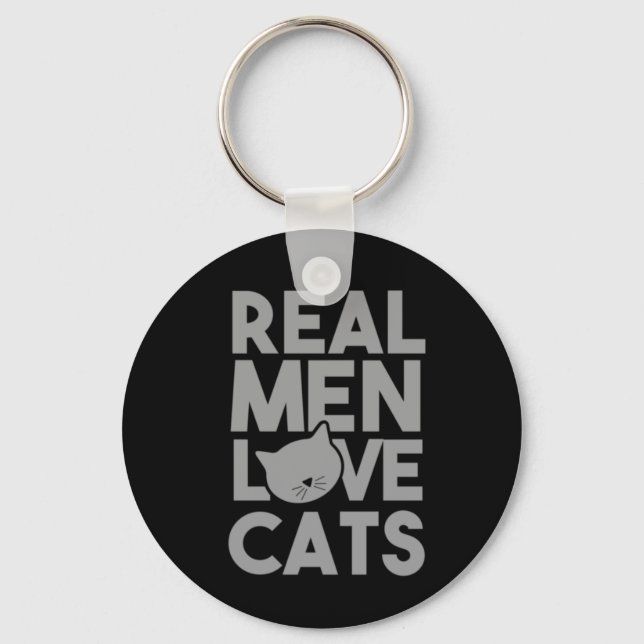 Real Manar Kärlek Cats Nyckelring (Framsida)