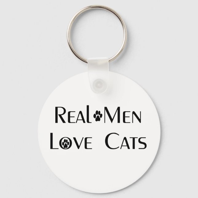 Real Manar Kärlek Cats Nyckelring (Framsida)