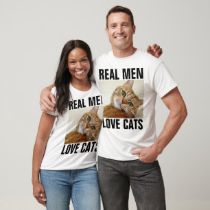 REAL MANAR KÄRLEK CATS Orange Tabby T-shirts