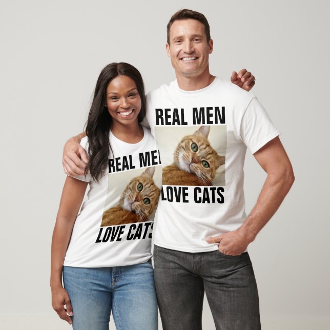 REAL MANAR KÄRLEK CATS Orange Tabby T-shirts (Unisex)