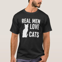 REAL MANAR KÄRLEK CATS,söt svart katt manar tshirt T Shirt
