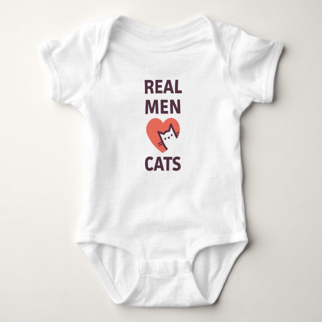 Real Manar Kärlek Cats T Shirt (Framsida)