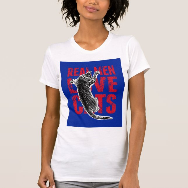 Real Manar Kärlek Cats T-shirt (Framsida)