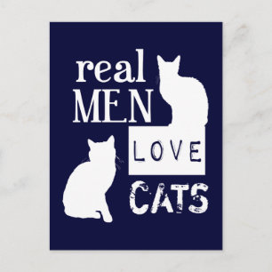 Real Manar Kärlek Cats Vykort