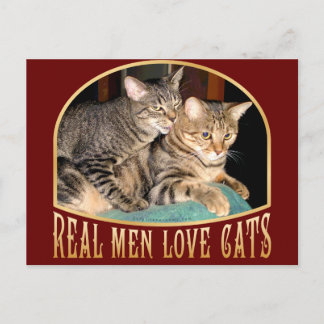 Real Manar Kärlek Cats Vykort