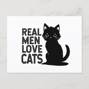 Real Manar Kärlek Cats Vykort