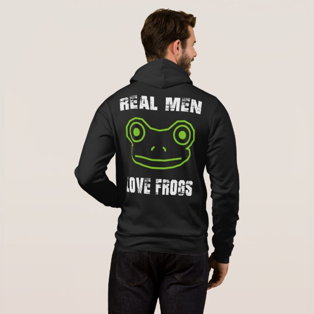 Real Manar Kärlek Frogs T Shirt (Hel baksida)
