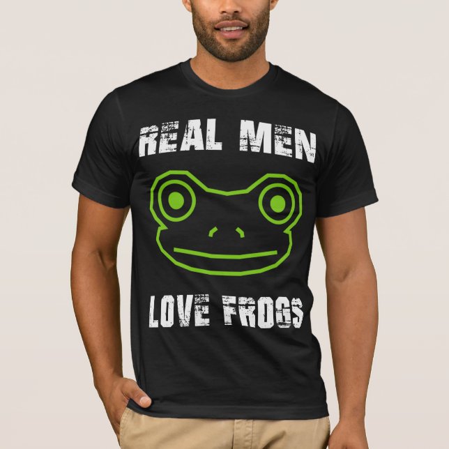 Real Manar Kärlek Frogs T-Shirt (Framsida)