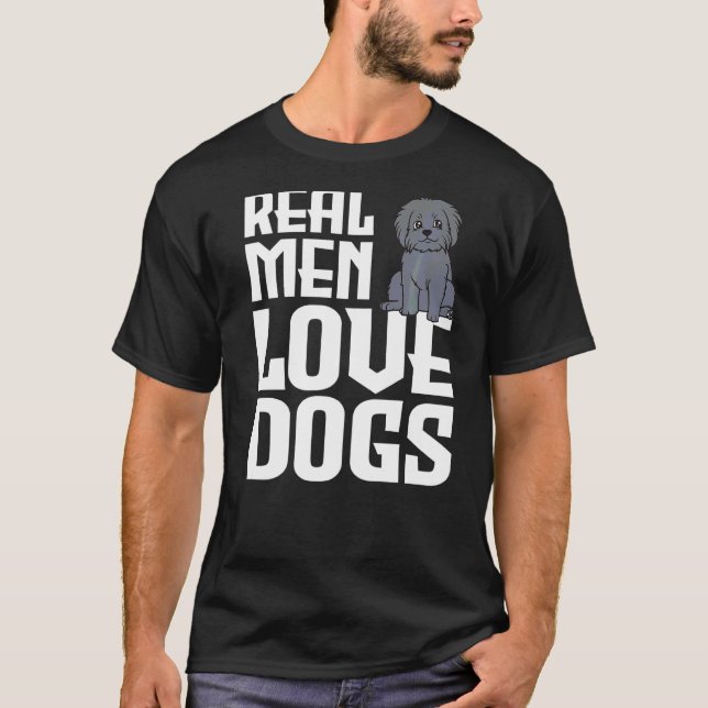 Real Manar Kärlek Hundar German Shepherd Pet För m T Shirt (Framsida)
