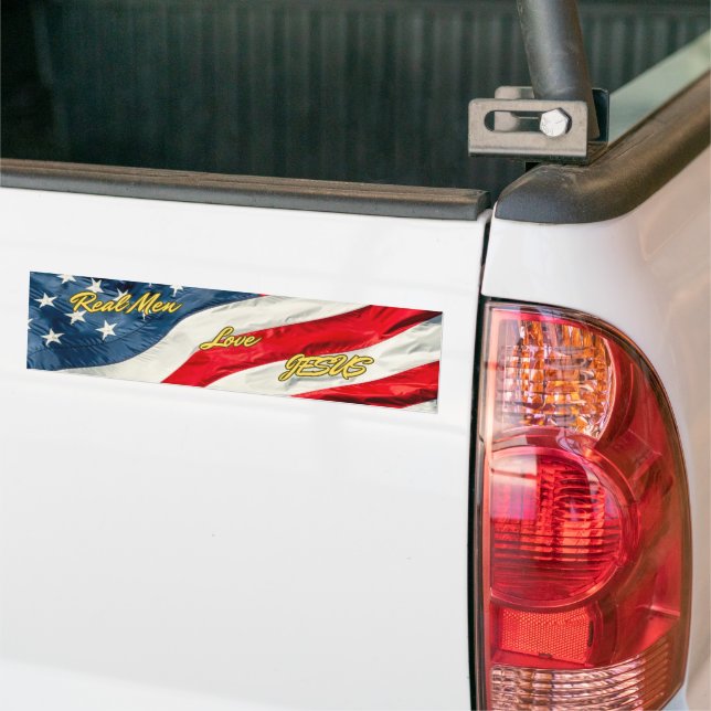 Real manar kärlek Jesus Bildekal (På lastbil)