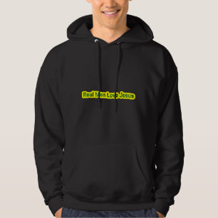 Real manar Kärlek Jesus Hoodie