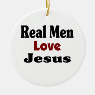 Real Manar Kärlek Jesus Julgransprydnad Keramik