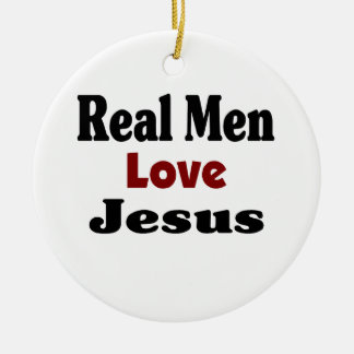 Real Manar Kärlek Jesus Julgransprydnad Keramik