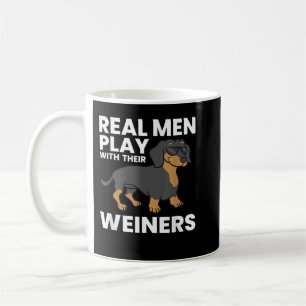 Real Manar leker med sina Weiners-nony Dachshund T Kaffemugg