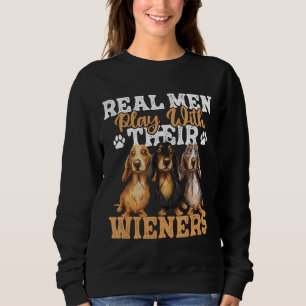 Real Manar leker med sina Wiener - Dachshund Hund T Shirt