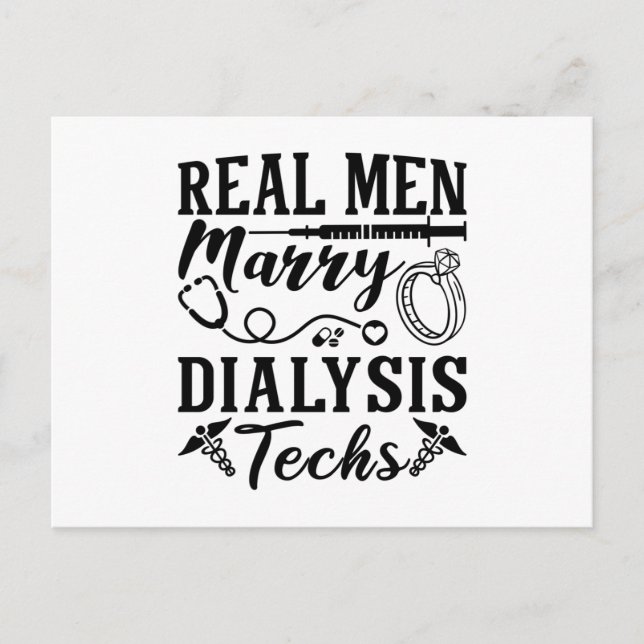Real Manar Marry Dialysis Tech Dialysis Nurse Vykort (Framsida)