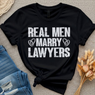 Real Manar Marry Lawyers Makfe Funny Lawyer T Shirt