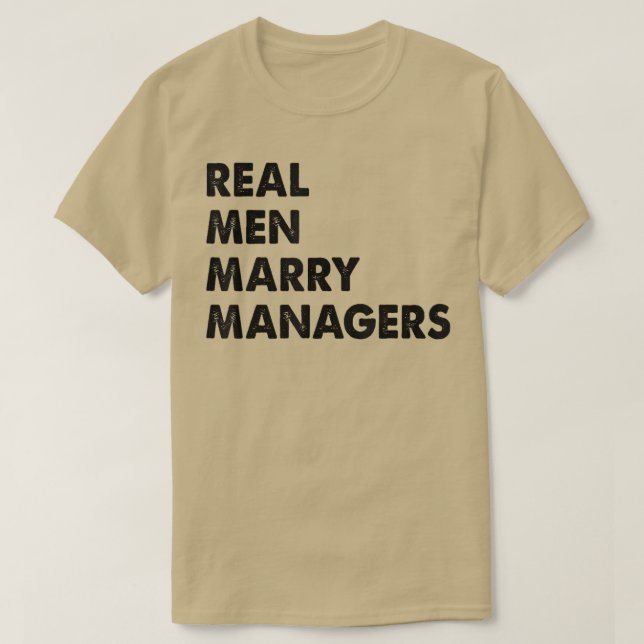 Real Manar Marry Managers Manager Make T-Shirt C (Design framsida)