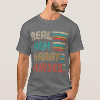 Real Manar Marry Nurses Funny Gifts for Nurses Hus T Shirt