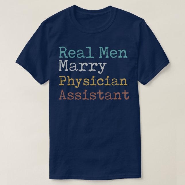Real Manar Marry Physician Assistant T Shirt (Design framsida)