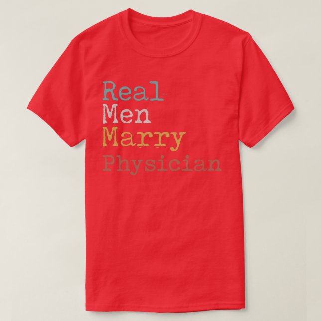 Real Manar Marry Physician T Shirt (Design framsida)