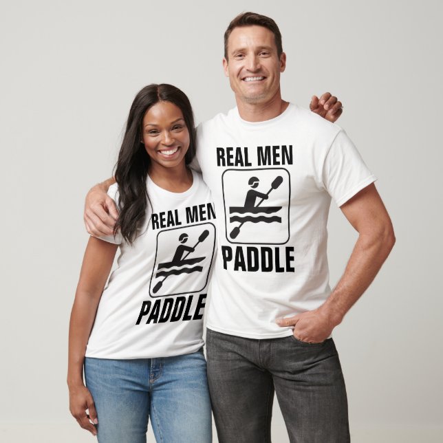 REAL MANAR PADDLE CANOE T-Shirts (Unisex)