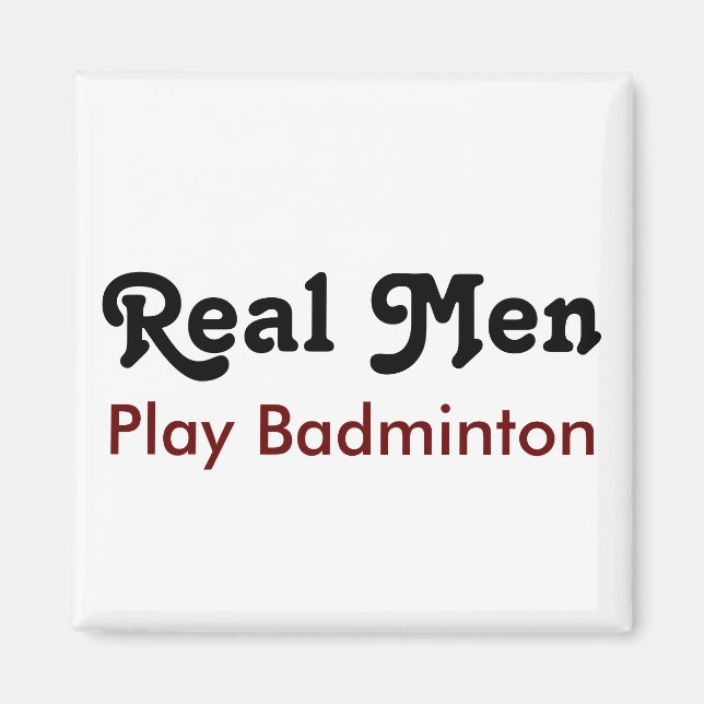Real Manar Play Badminton Magnet (Framsidan)