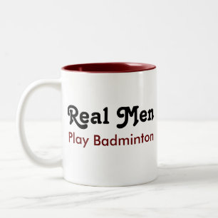 Real Manar Play Badminton Två-Tonad Mugg