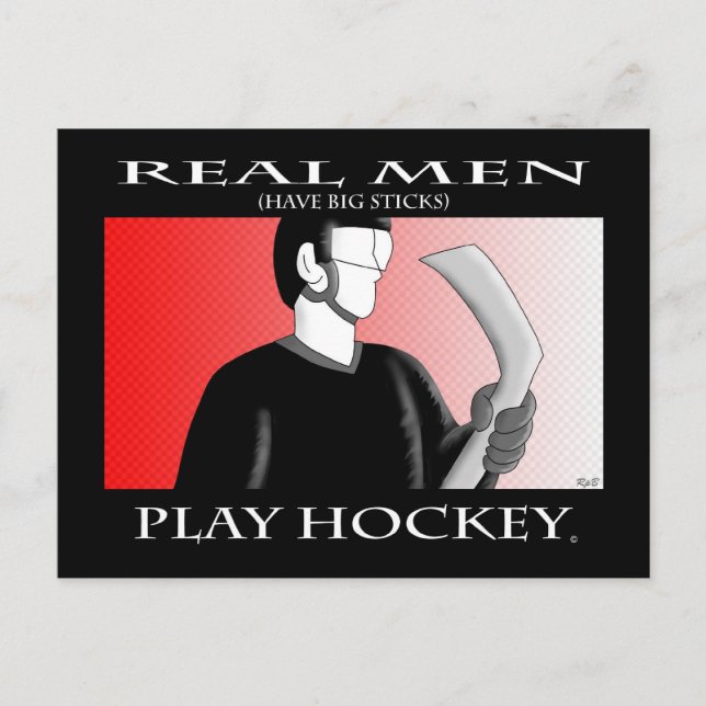 Real Manar: Play Hockey Vykort (Framsida)