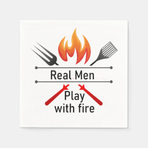 Real Manar Play med Fire Roligt BBQ-offert Pappersservett