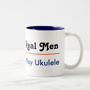 Real Manar Play Ukulele Två-Tonad Mugg