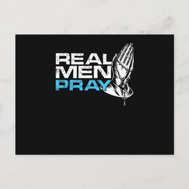 Real Manar Pray Prayer Religion Faith Church Gud G Vykort (Framsida)