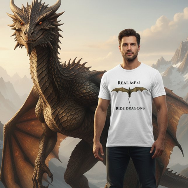 Real Manar Ride Dragons T Shirt (Skapare uppladdad)