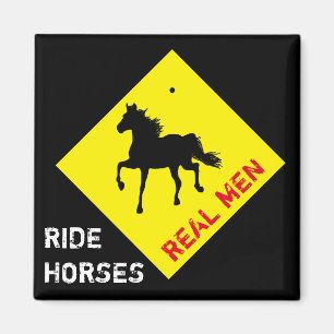 Real Manar Ride Horses & Party / RodeoMagnet Magnet