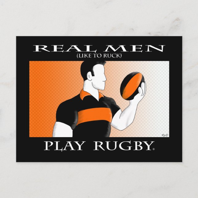 Real Manar: Rugby Vykort (Framsida)