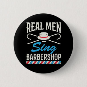 Real Manar Sjunga Barbershop Quartet Singer Knapp