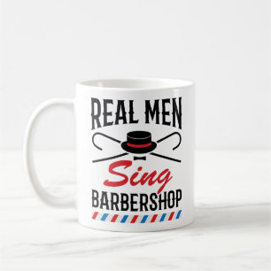 Real Manar Sjunga Barbershop Singer Singing Kaffemugg
