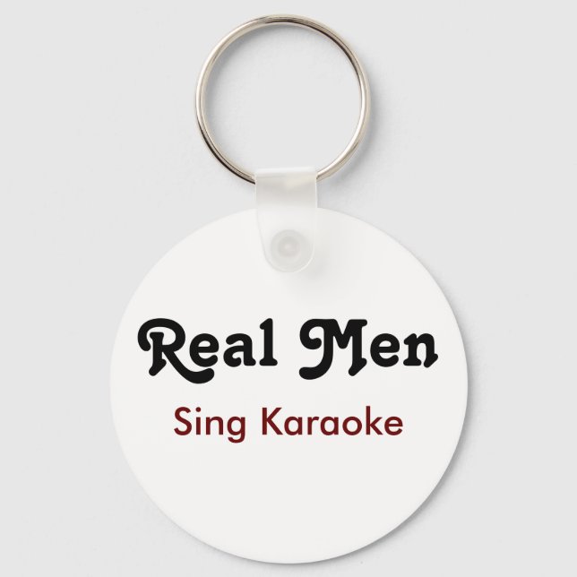 Real Manar Sjunga Karaoke Nyckelring (Framsida)