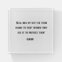 Real Manar Skydda kvinnors offertpaperweight