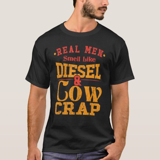 Real Manar Smell Diesel och Cow Kött T Shirt (Framsida)