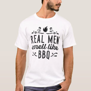 Real Manar Smell som BBQ T Shirt