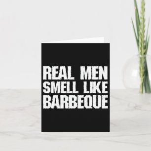Real Manar Smell som Byrbeque Grilling Bbq Pappa F Kort