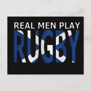 Real Manar spelar Rugby Scotland Vykort