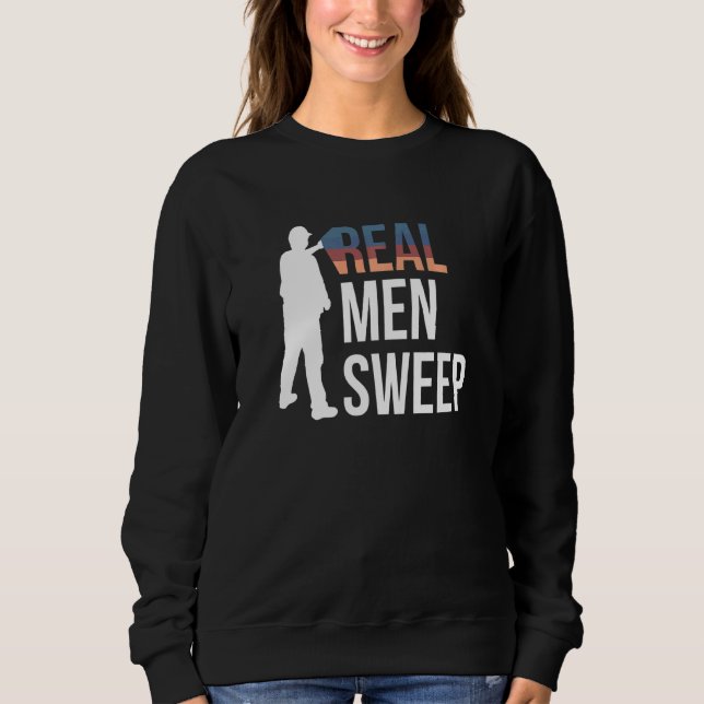 Real Manar Sweep Curling Curler Ice Curl T Shirt (Framsida)